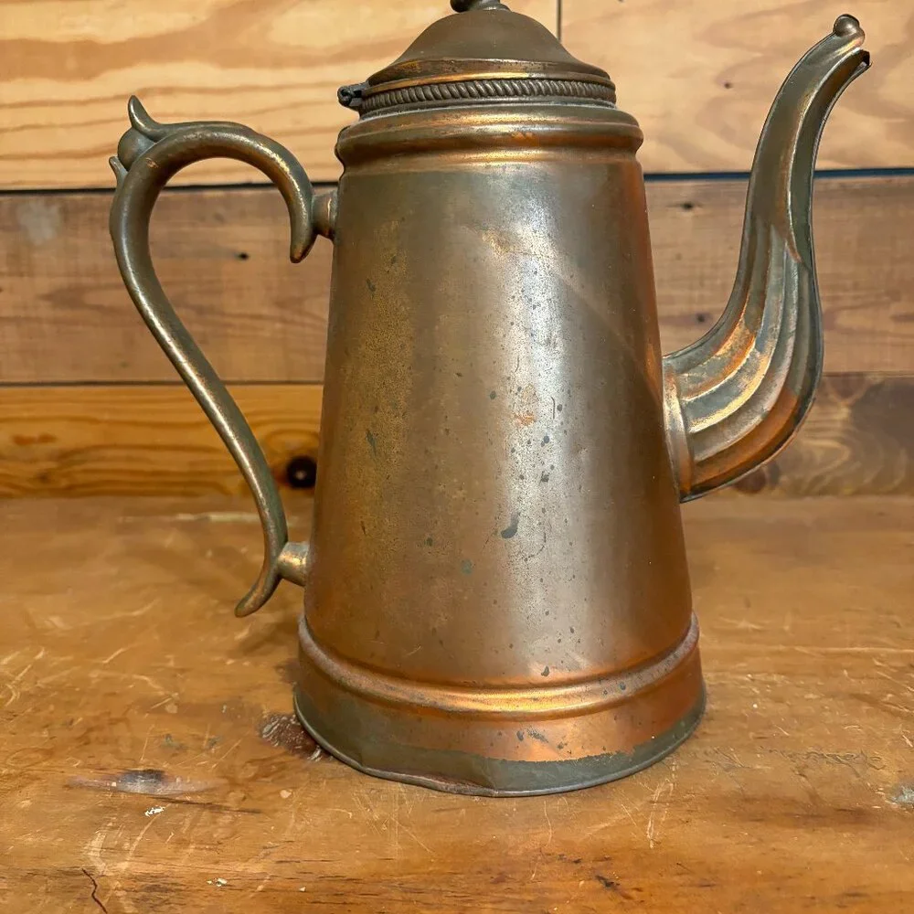 Rustic Copper Teapot - Picture 1 of 5